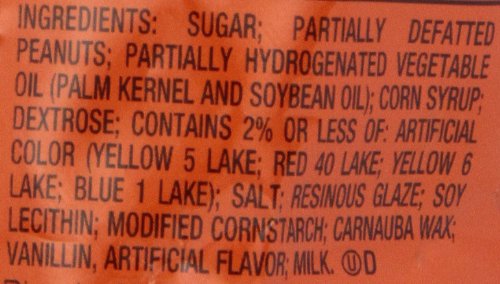 image for REESE'S PIECES Candy, Peanut Butter Candy in a Crunchy Shell, 10.5 Oun