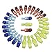 Micent 60Pcs T-Tap Connectors Wire Splice Connectors Electrical Wire Terminals and Nylon Fully Insulated Male Spade Electrical Wire Terminal Crimp Kits (Red, Yellow and Blue)