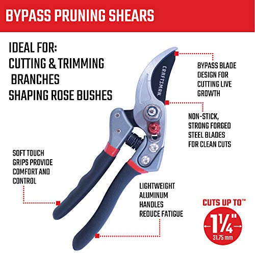 CRAFTSMAN CMXMKIT0140 3Piece Pruning Set with Bypass Pruning Shears