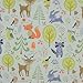 iNee Zoo Animals Fat Quarters Fabric Bundles, Animal Fabric for Sewing Crafting, 18x22 inches