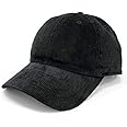 Newhattan Solid Corduroy 100% Cotton Vintage Unisex Baseball Adjustable Polo Trucker Cap Hat