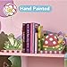 Fantasy Fields - Magic Garden Thematic Set of 2 Wooden Bookends for Kids | Imagination Inspiring Hand Crafted & Hand Painted Details   Non-Toxic, Lead Free Water-based Paint