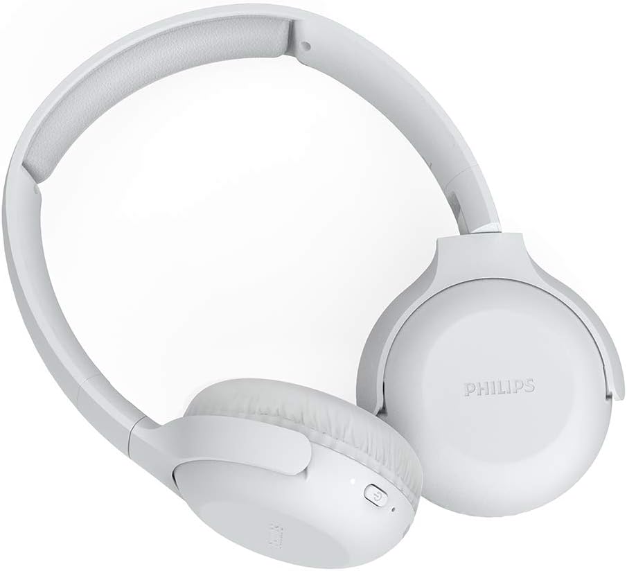Philips Audio On Ear Headphones UH202WT/00 Bluetooth On Ears (Wireless, 15 Hour Battery, Soft Ear Pads, Built-In Microphone - Image 5