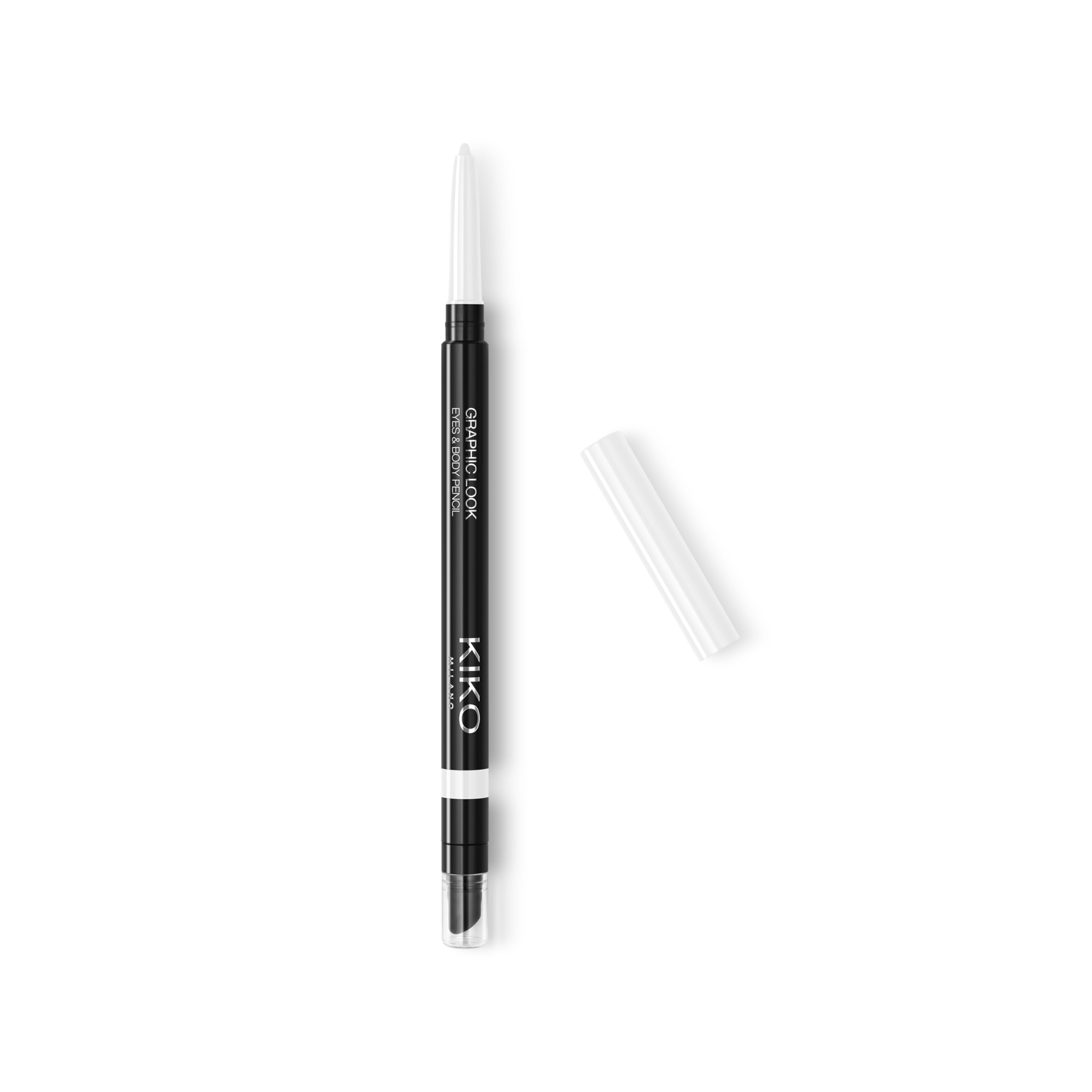 KIKO Milano Graphic Look Eyes & Body Pencil 01 | Automatic 2-in-1 Eye And Body Pencil