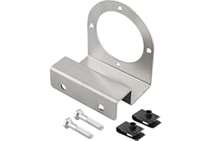 Hulyxayfave Watermelon Light Bracket with Screws Fits for Semi-Trucks Trucks Pickup, 90 Degree Angled Clamp-On, Stainless Ste