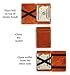 ARCK Ultra Slim Magic Wallet for Men and Women, Handmade Thin Leather Card Wallet, Incl. RFID Protection (Brown) - Great Gift Idea