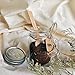 Smith's Mason Jars Set of 6 Mini Mason Jar Shot Glasses 120 ml Each | Great for Food Storage, Canning, with a Gift tag Great for Presents and Wedding Favors