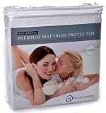 Queen Mattress Protector, Waterproof, Breathable, Blocks Dust Mites, Allergens, Smooth Soft Cotton Terry Cover. The Premium Mattress Protector will surely increase the life of your mattress.