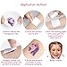 Unomor 144PCS Cartoon Temporary Tattoos for Kids Birthday Party (Unicorn Tattoos)
