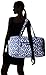 Vera Bradley Women's Cotton Large Travel Duffel Bag, Cobalt Tile, One Size