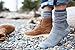 4 Pairs Merino Wool Socks Mens Hiking Socks, MADE IN USA, 77% Wool