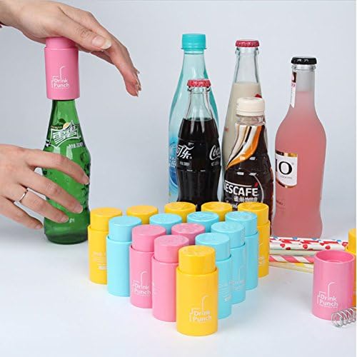 Mysika Drink Punch Portable Water Drill Bottle Opener Easy juice Remover Cap for Children Adults