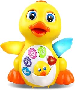 RACPNEL Baby Toys Musical Dancing Toys Duck with Lights &amp; Sounds, Early Learning and Development Educational Toys for Toddlers Infants Boys and Girls