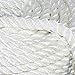 SGT KNOTS Twisted Nylon Anchor Rope - Heavy Duty 3 Strand Braided Line for Anchor Rode Setup, Camping & More (1/2