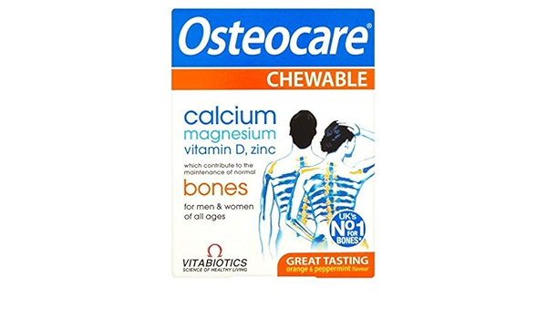 Amazon Com Vitabiotics Osteocare Chewables 30 Tablets 6 Pack Health Personal Care