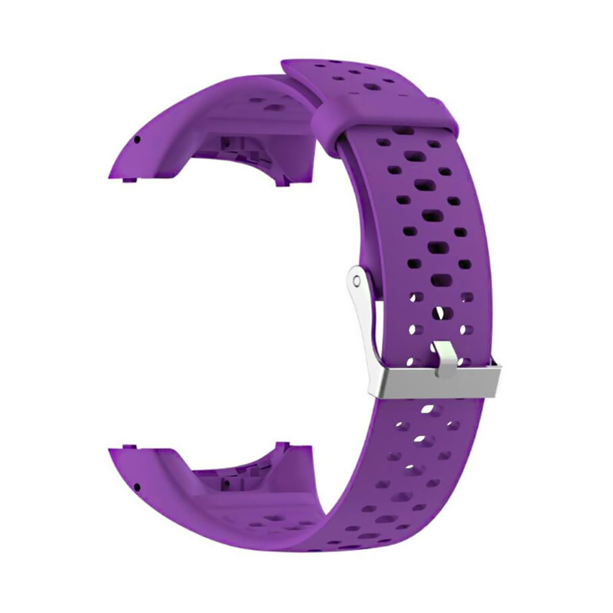 INF Silicone Watch Strap Compatible with Polar M400 / M430 Smartwatch, Sports Silicone Replacement Watch for Men and Women, Adjustable Breathable Straps for Polar M400 / M430 with Tools (Purple)