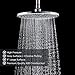 Achiotely Shower Head, 9'' Luxury Rainfall Shower Head, Adjustable Rainfall Showerhead with Self-Cleaning Nozzles, Easy Tool Free Installation