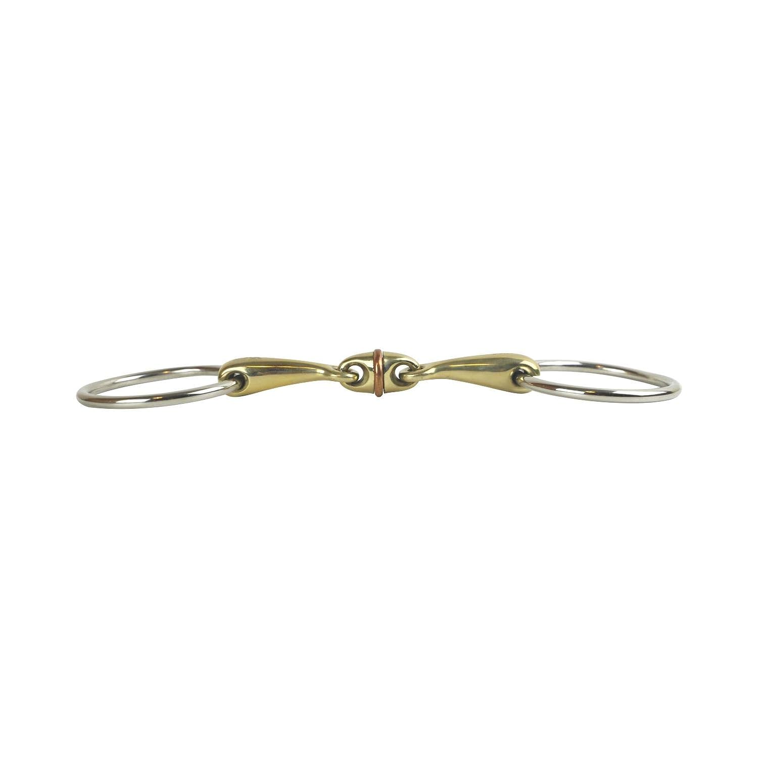 AK Loose Ring Lozenge with Cooper Roller Middle Link in German Silver AKRS-2625 (5.0", German-Silver) - Image 4