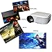 2018 Projector(Warranty Included),XINDA Huge Screen Video Projectors with free HDMI Cable,Multimedia Home Theater support 1080P Support Smartphones Blu-ray DVD Player,Laptops and Tablets(White)