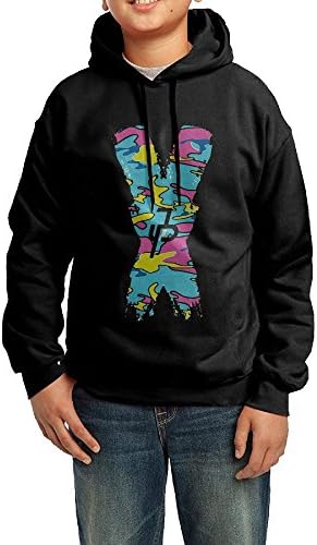 Jake Paul X Camouflage Logo Unisex Casual Pullover Sweatshirt Youth Fashion Hoodies