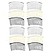 Frcolor Hair Comb 20 Teeth Bridal Hair Clip Combs Fancy DIY Metal Wire Hair Side Combs 12pcs (Golden White K Black)