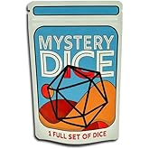 1985 Games: Mystery Dice - DND, Pathfinder & RPG Dice Set - Unique & Collectible Design, 100+ Colors & Styles - Perfect for T