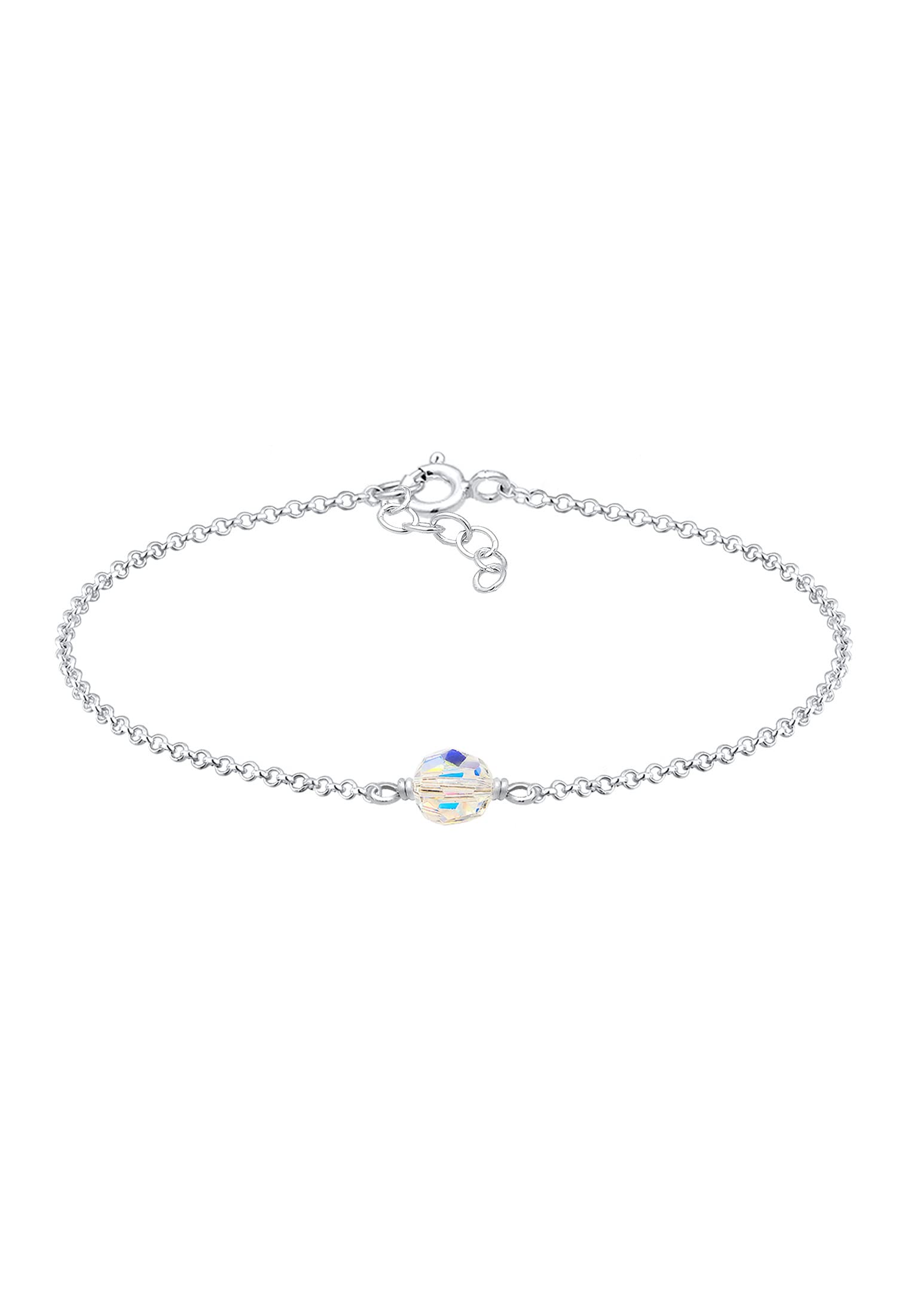 Elli Girls' 925 Sterling Silver Charm Bracelet 0202262118_14 - 14cm length