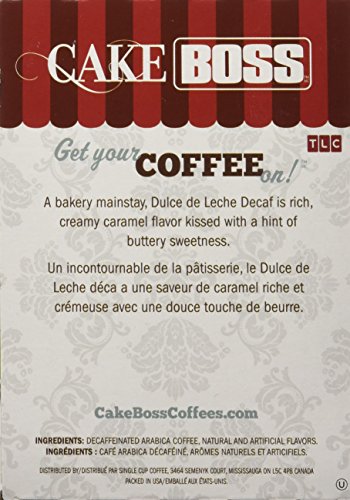 Cake Boss Coffee, Dulce De Leche DECAF, 24 Count