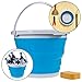 Simply Genius 10L Foldable Silicone Collapsible Bucket 2.6 Gallon Clean Camping Car Beach