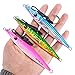 Saltwater Lead Vertical Jigs, Goture Artificial Bait Boat Fishing Lures Jigging Lures - Pack of 3