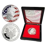 President Donald Trump 2016 Silver Challenge Coins with Gift Box