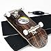 P-Rep 32mm SPACED Complete Wooden Fingerboard Kit w CNC Lathed Bearing Wheels - Ebony