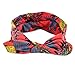 Yeshan Women and Girls Stretch Rabbit Bow Headbands/Bandana/Turban/Headwrap knotted Yoga Hairband,pack of 6