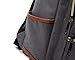 Canvas Backpack - Lightweight Laptop Backpack, Vintage Travel Backpack with Laptop Sleeve, Campus Backpack with Side Pockets Canvas Rucksack for School Working Hiking grey