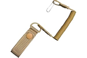 Molle Airsoft Coil Handgun Spring Sling Anti-Lost Hunt Elastic Belt Rope Strap Backpack Bag Tool Lanyard Gun Pistol Accessori