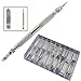 Tinksky 60pcs 8-25mm Watch Band Stainless Steel Spring Bars Link Pins