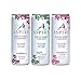 Aspire Healthy Energy Drinks, Sugar Free, Sparkling Energy Drink, with 80mg Natural Caffeine Beverage, Essential Vitamins, Keto Drink, Vegan, Kosher, Gluten-Free, 12oz can 12-pack Variety Cranberry, Raspberry, and Apple