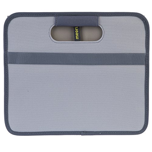 meori Classic Collection Large Foldable Storage Box, 30 Liter / 8 Gallon, in Stone Grey To Organize and Carry Up To 65lbs