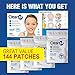 Clear24 Ultra Thin Pimple and Blemish Cover Patch - Ideal for Day Use, 144 Patches