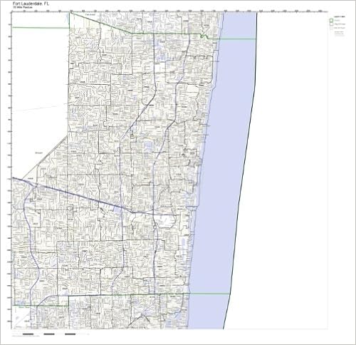 Fort Lauderdale Zip Code Map Fort Lauderdale, Fl Zip Code Map Not Laminated: Amazon.com: Office Products