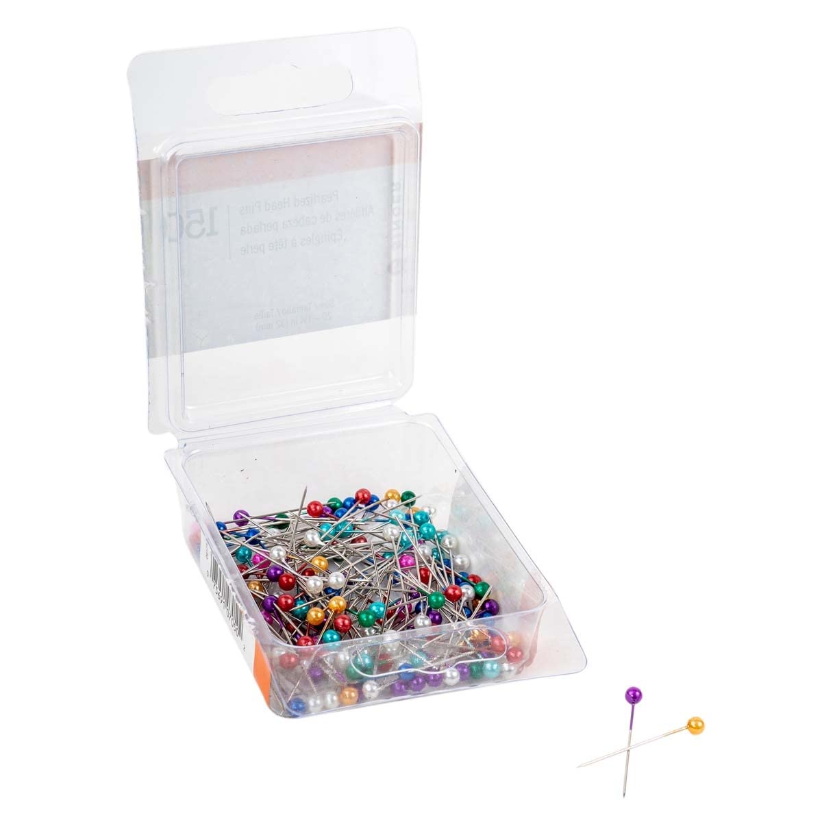 SINGER 07050 Pearlized Head Straight Pins, Size 20, 150-Count, Multicolor