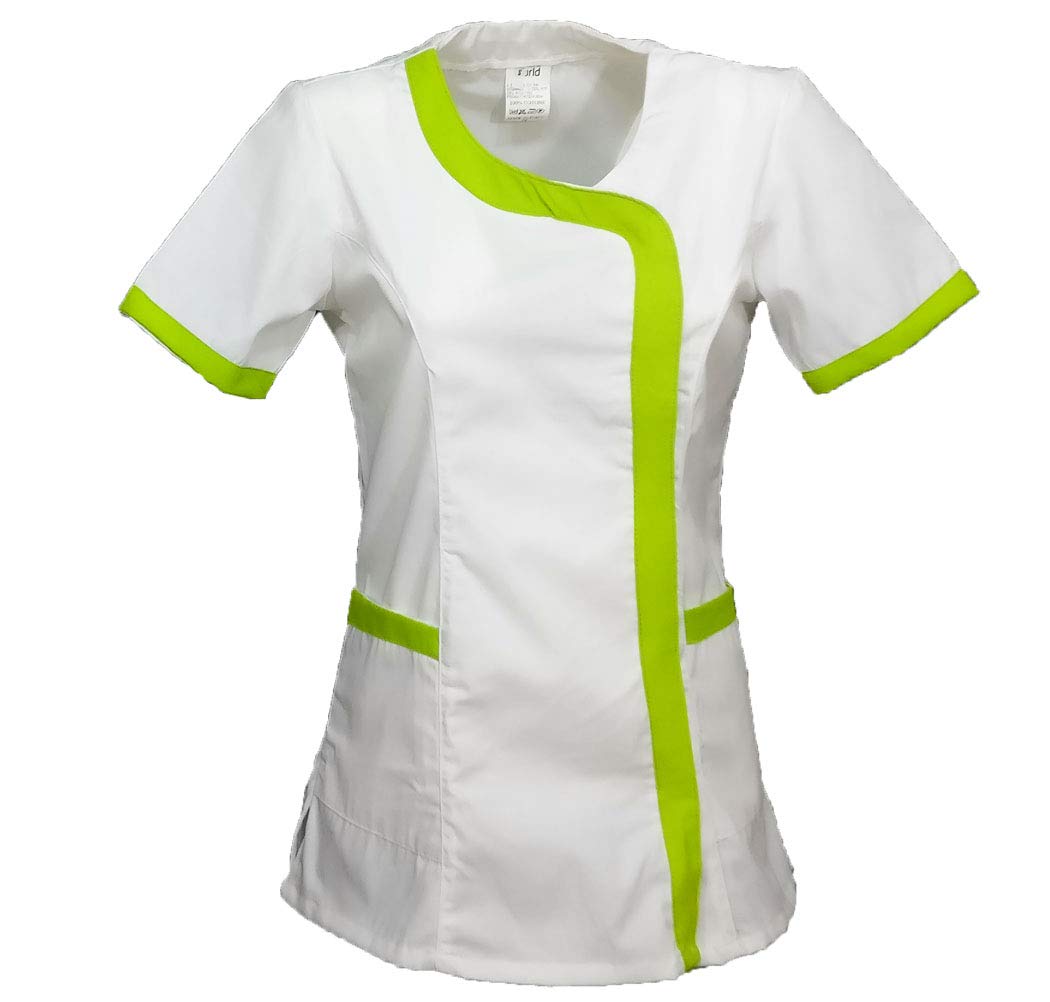 fratelliditalia.org Women's OSS Hairdresser Teacher School Nursery, Work, Various Colours, Sizes XS to XXXL, green, XXL