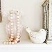 Gogailen Sharesweet Natutral Wooden Bead Kids Baby Nursery Room Decor Rustic Wedding Vase Ornament