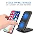 Wireless Charger, Seneo Qi Certified Wireless Charging Stand 7.5W Compatible iPhone Xs MAX/XR/XS/X/8/8 Plus, 10W for Galaxy Galaxy S10/S10 Plus/S10E/S9, 5W for All Qi-Enabled Phones(No AC Adapter)