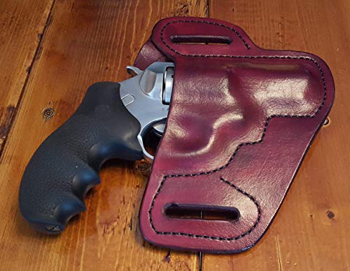 1911 Ruger SP101 LCR J Frame Glock Springfield XDm XDs Beretta M9 92 FS Outside Waistband Pancake Quick Draw Holster Glock 19 23 26 27 42 43 Walther PPK Ruger LCR LCP LC9 LC9s S&W M&P Shield Compact