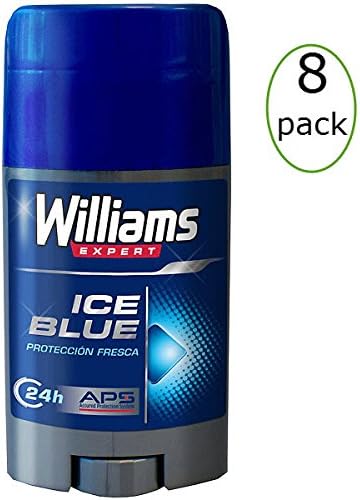 Williams Ice Blue Deodorant Stick 75ml Pack of 8