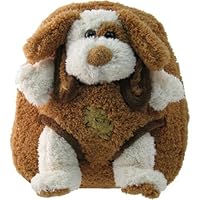 Brown Puppy Plush Kids Animal Backpack