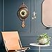 Giftgarden Vintage Wall Clock Non Ticking Silent Battery Operated Quartz Movement Pendulum Retro Style Wall Decor for Office Kitchen Living Room Indoor Decorative Clocks