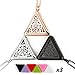 RoyAroma 3PCS Triangle Essential oil Diffuser Necklace Aromatherapy Pendant Jewelry, 23.6