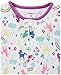 Carter's Girls' Toddler 3-Piece Cotton Snug-Fit Pajamas, Unicorn, 3T